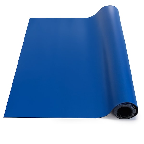 ESD Anti-Static Soldering Rubber Mat Roll, 2 Ft. x 20 Ft., Blue